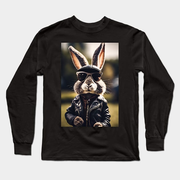 Funny bunny Long Sleeve T-Shirt by helintonandruw